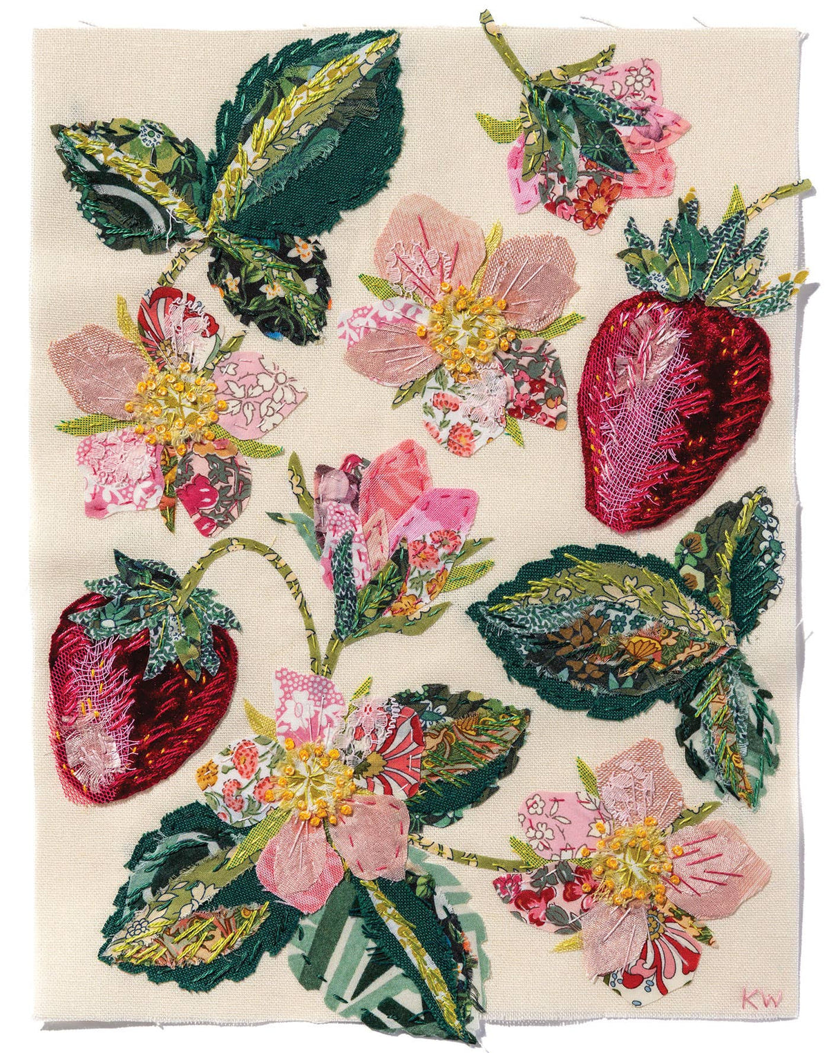 Strawberry Slow Stitching Kit