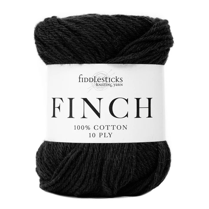 6206 - Black - Finch 10 ply Fiddlesticks