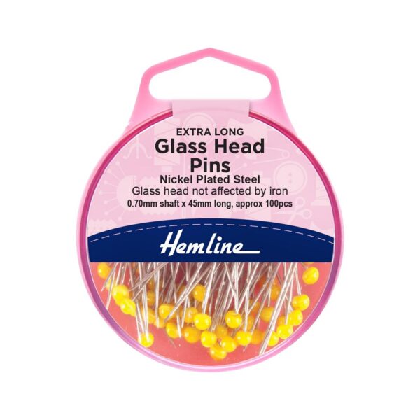HEMLINE HANGSELL PINS QUILTING EXTRA LONG 50MM