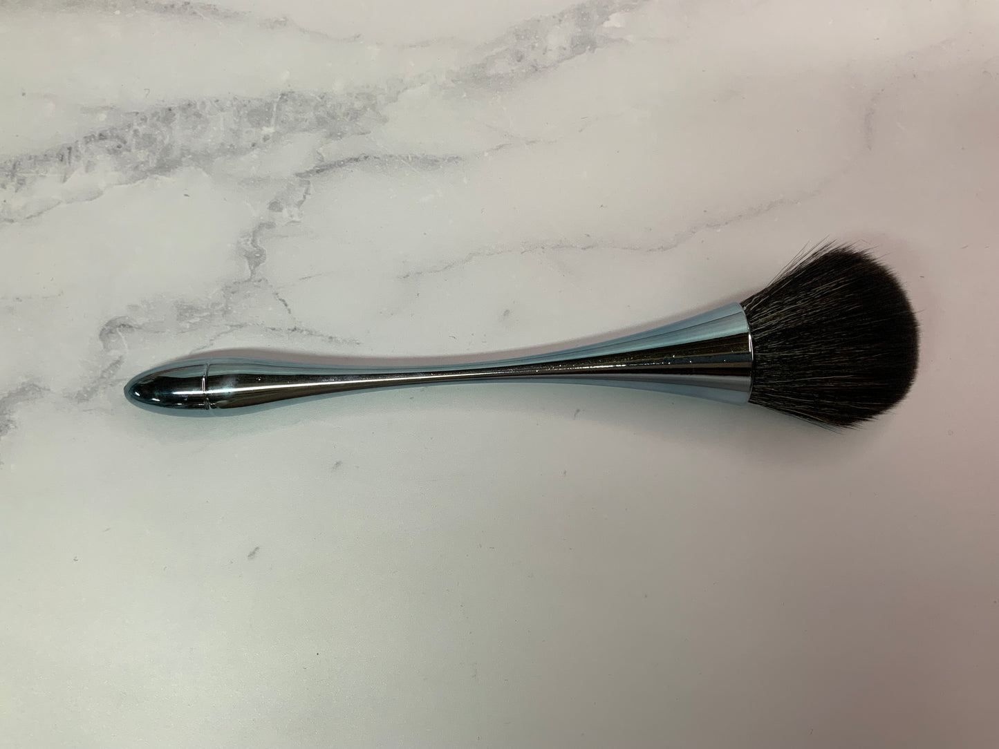 Chrome blue cleaning brush