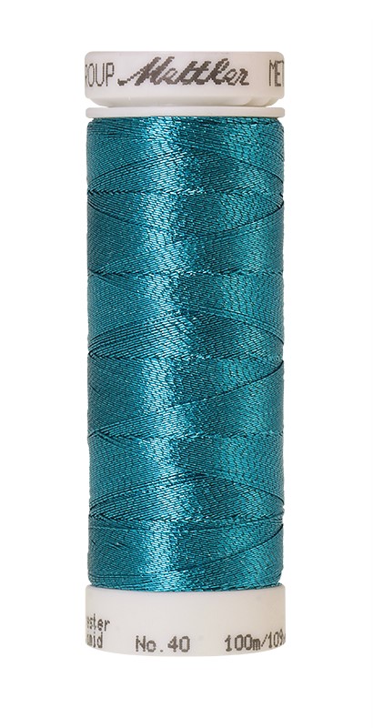 Mettler Metallic 40 100m - 4101 Bright Turquoise