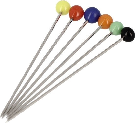 Glass Head Pins - 48mm x 0.80mm
