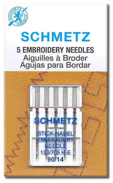 Schmetz Embroidery machine needle - 90/14 Description
