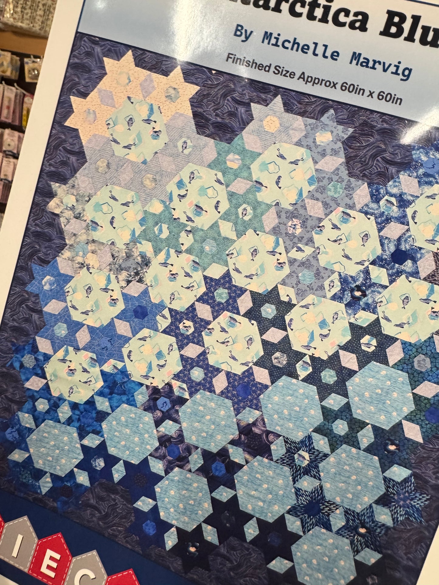 Antarctica Blues Pattern