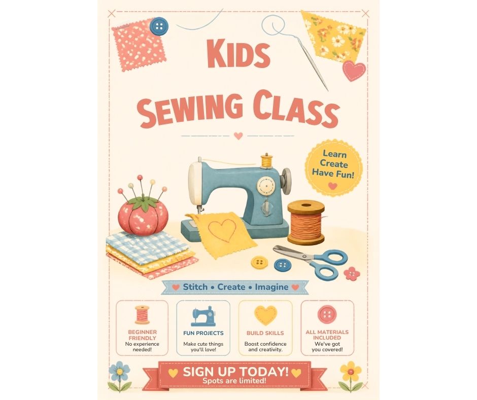 Kids Sewing Classes