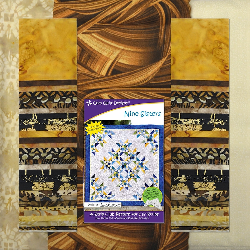 Nine Sisters - Queen Pattern + Fabric Kit