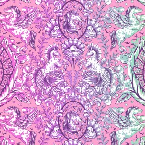 PWTP284.WILDORCHID - Freespirit Fabrics Tula Pink Legendary Pony Tales Wild Orchid