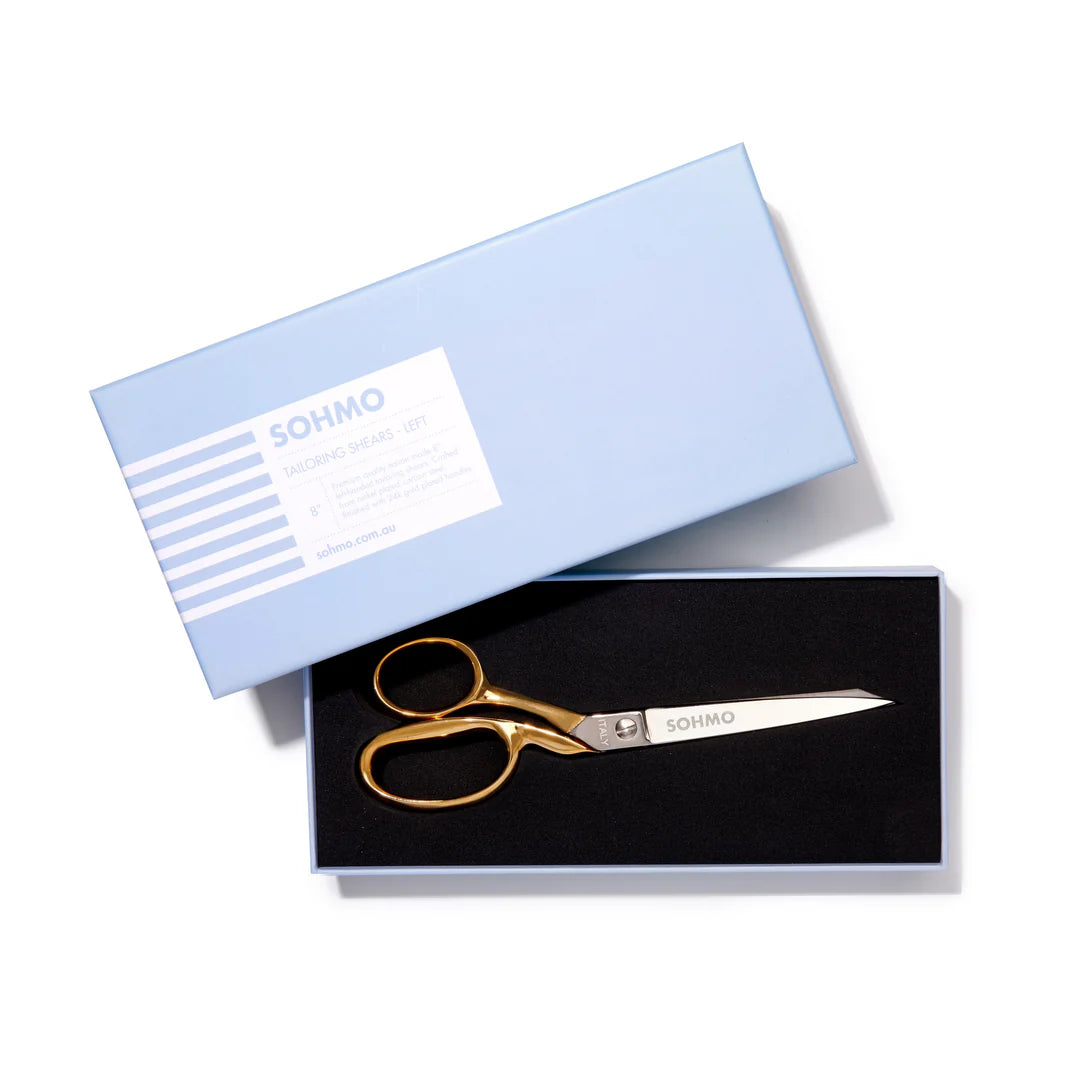 SOHMO - Tailoring Shears - 8" Left Handed - Gold