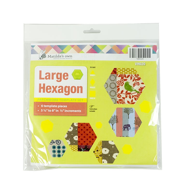 Large 60° Hexagon Set - 5.5in to 8.0in
