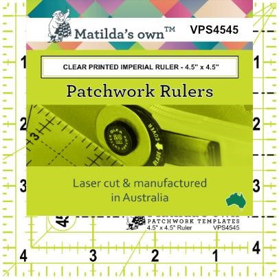 Clear Printed Imperial Square - 4.5in x 4.5in