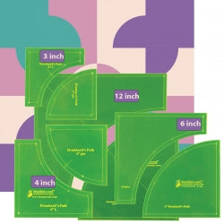 Drunkards Path Set - 3in + 4in + 6in + 12in