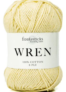 Fiddlesticks Wren 8 Ply - W004 Butter