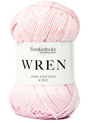 Fiddlesticks Wren 8 Ply - W008 Petal