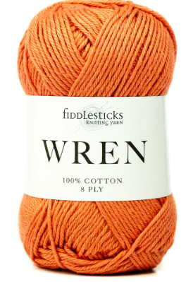 Fiddlesticks Wren 8 Ply - W017 Mandarin