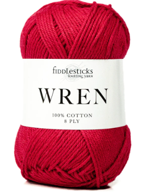 Fiddlesticks Wren 8 Ply - W018 Red