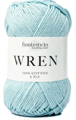 Fiddlesticks Wren 8 Ply - W024 Sky