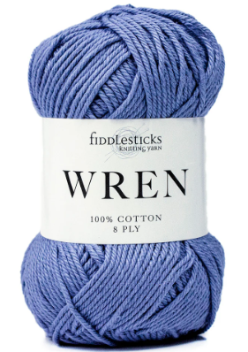 Fiddlesticks Wren 8 Ply - W026 Cornflower