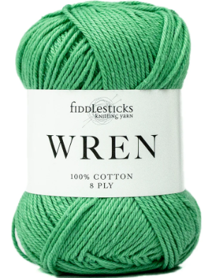 Fiddlesticks Wren 8 Ply - W036 Green