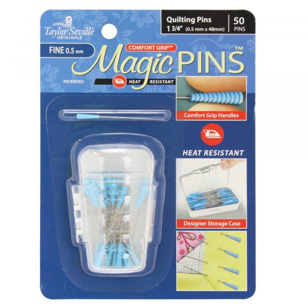 TAYLOR SEVILLE MAGIC PINS QUILTING FINE 50PCS