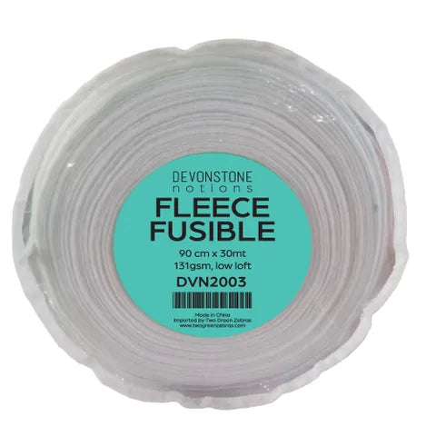 FUSIBLE FLEECE 90CM wide 131 G/M2 LOW LOFT