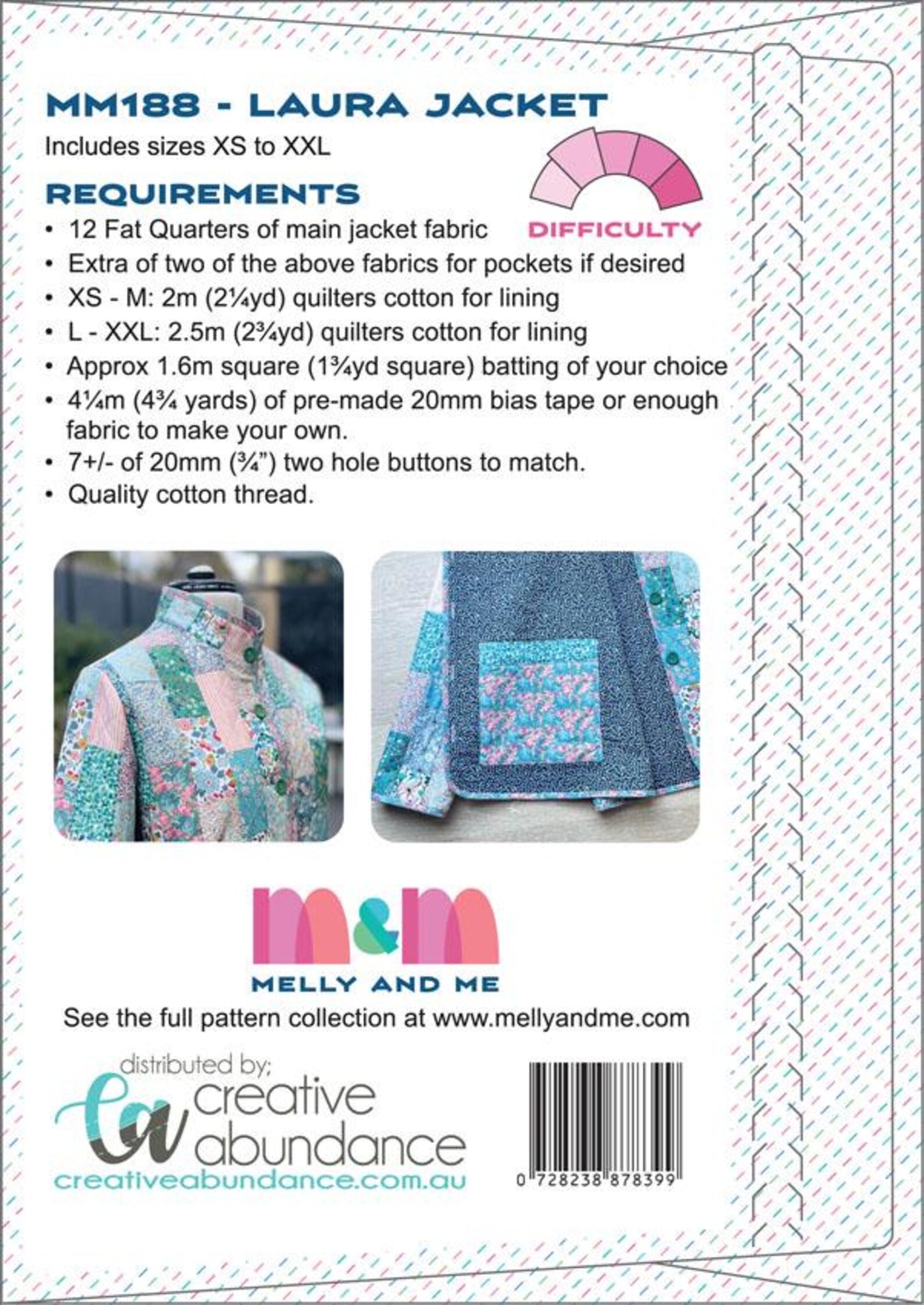 Melly & Me Laura Jacket Pattern