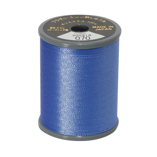 EMBROIDERY THREAD - CORNFLOWER BLUE 070 - 50WT - 300M - BROTHER