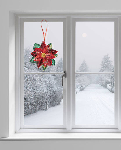 Poinsettia Slow-Stitching Kit