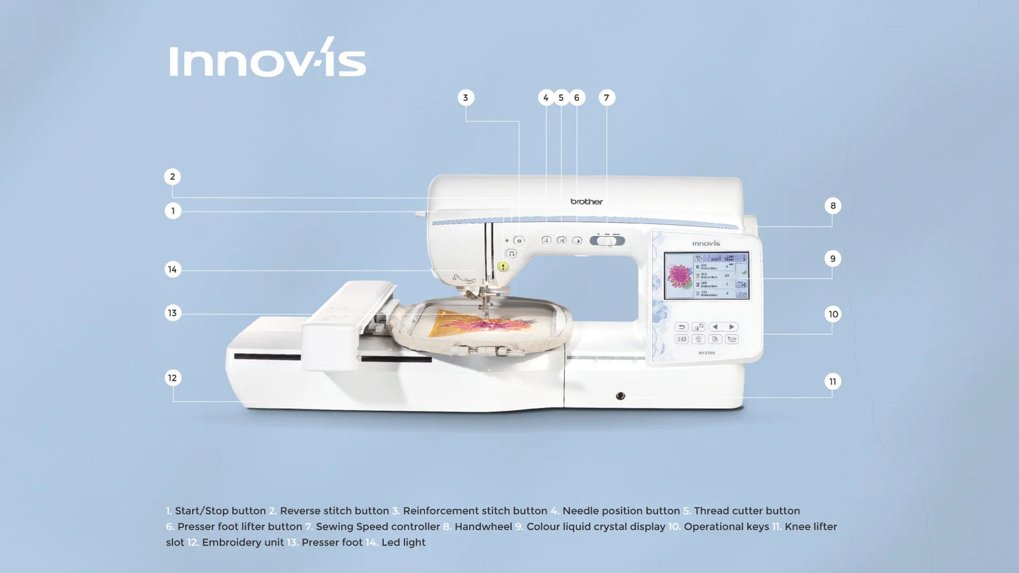 Innov-is NV2700 Sewing, Quilting & Embroidery Machine