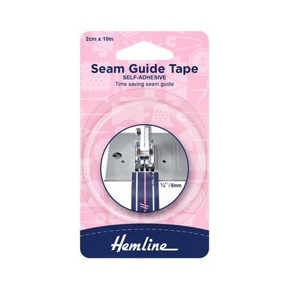 HEMLINE SEAM GUIDE TAPE SELF ADHESIVE