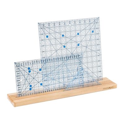 MILWARD RULER RACK LARGE 5 SLOTS BEECH