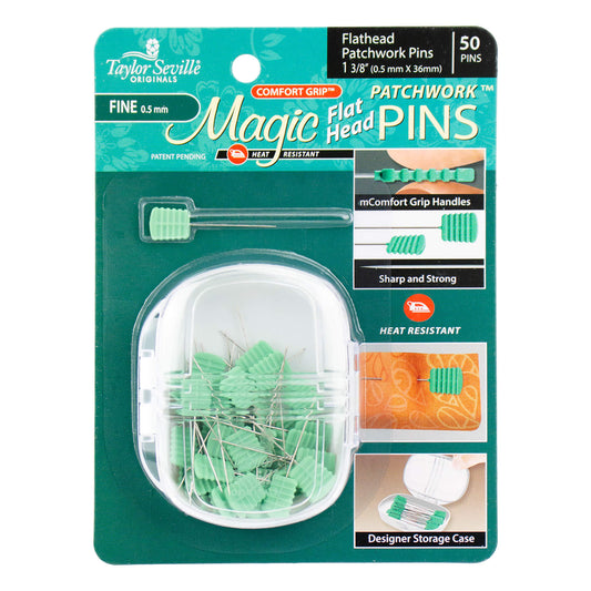 TAYLOR SEVILLE MAGIC FLAT HEAD PINS FINE 0.5mm x 36mm
