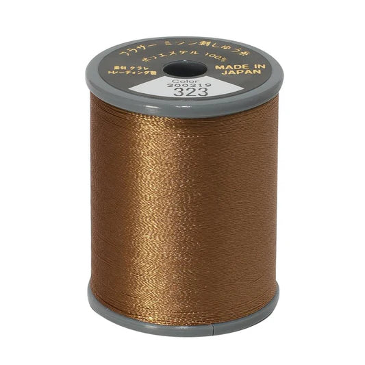EMBROIDERY THREAD - LIGHT BROWN 323 - 50WT - 300M - BROTHER