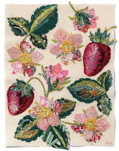 Strawberry Slow Stitching Kit