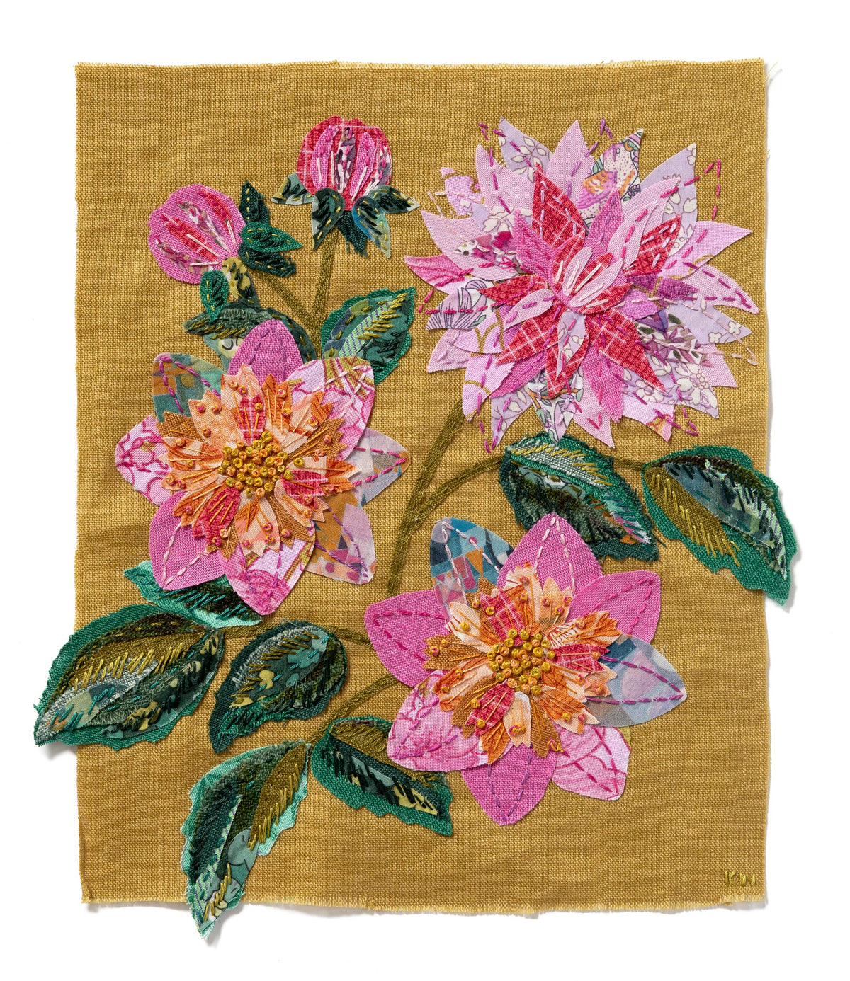 Dahlia Slow Stitching Kit 