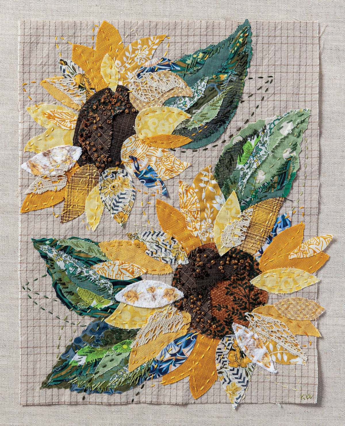 Sun Flower Slow Stitching Kit