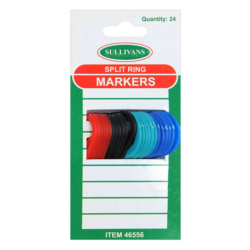 Sullivans Split Ring Markers - 24pcs