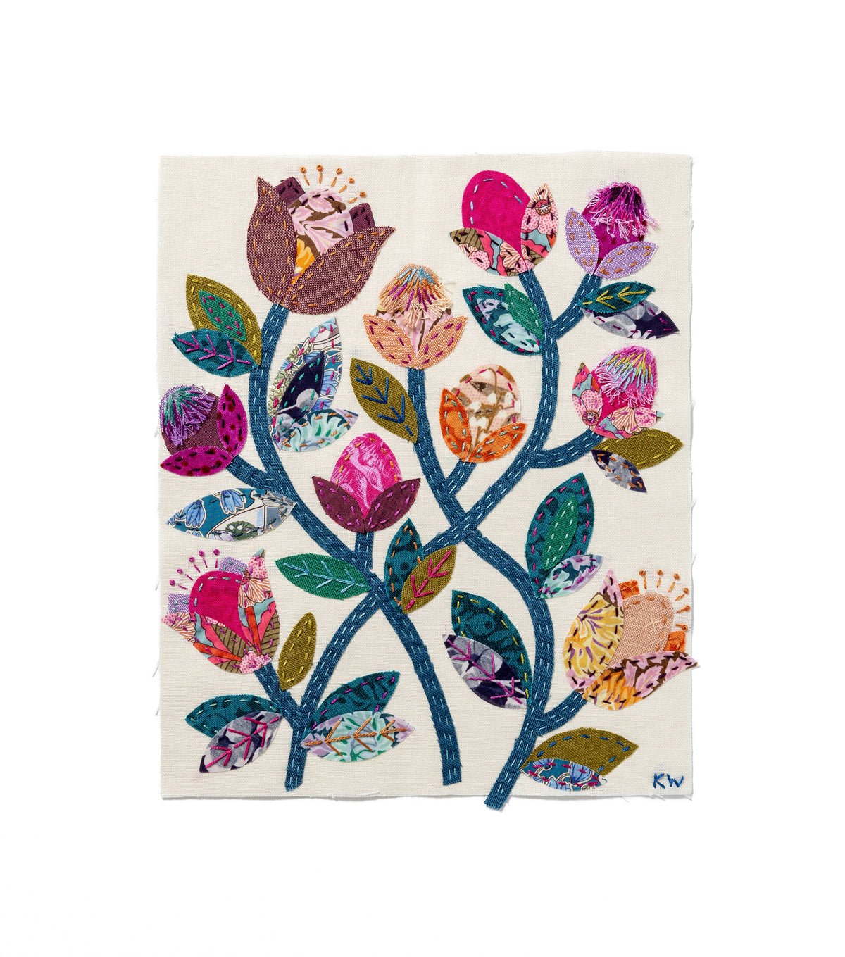 Folk Fleur Slow Stitching Kit 