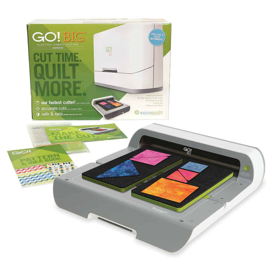 ON BACKORDER DUE APRIL 2024 Accuquilt Go . Big Electric Fabric Cutter Starter Set