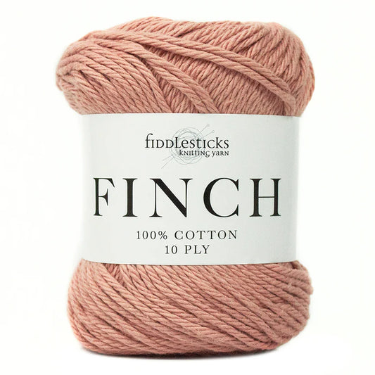 6217 - Rose - Finch 10 ply Fiddlesticks