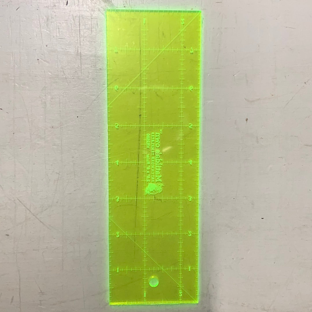 Ruler 8” x 2.5” – All About Sewing