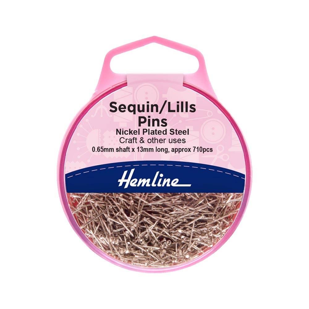 HEMLINE HANGSELL PINS SEQUIN / LILL 25G