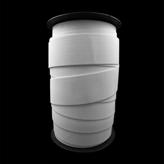 38mm White Elastic