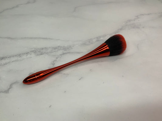Red cleaning brushes