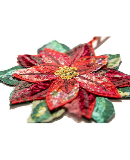 Poinsettia Slow-Stitching Kit