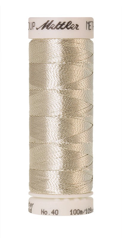 Mettler Metallic 40 100m - 2701 Silver