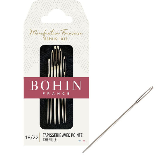 Chenille Needles Assorted - Size 18 + 20 + 22
