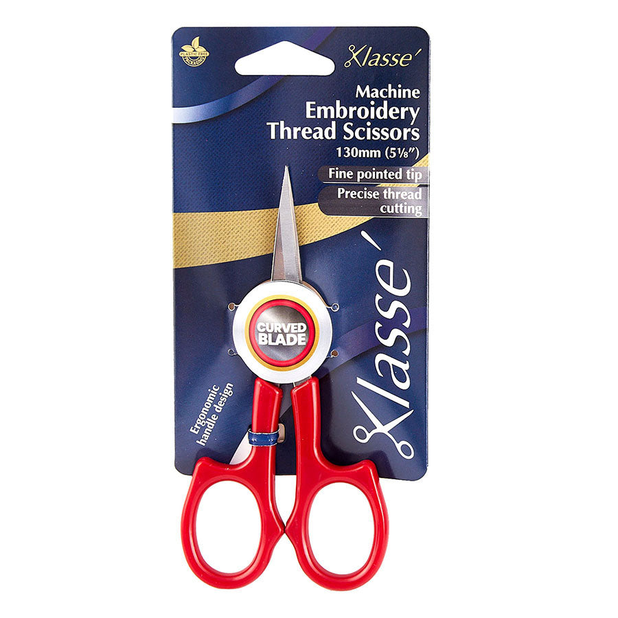 KLASSE SCISSORS EMBROIDERY 5 1/8IN W. CURVED TIP