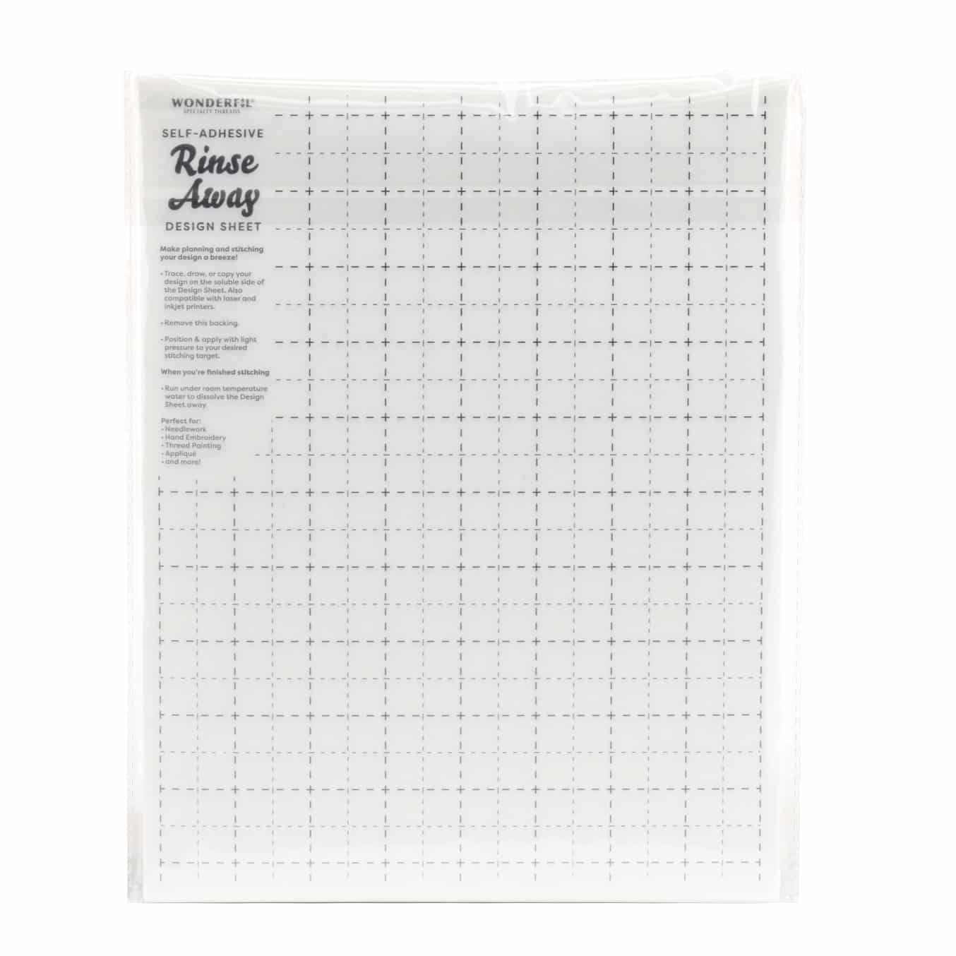 Rinse Away Design Sheet