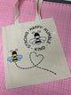 Calico Craft Bag - Bee