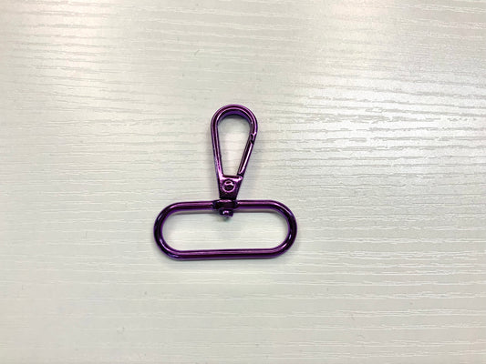Chrome Purple Bag Strap Buckle Clasp Metal Hook | 38mm (1.5")
